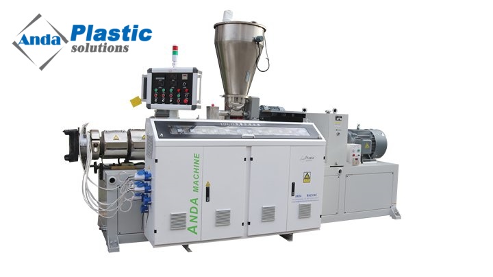 Первый этап процесса эксплуатации экструдера ПВХ