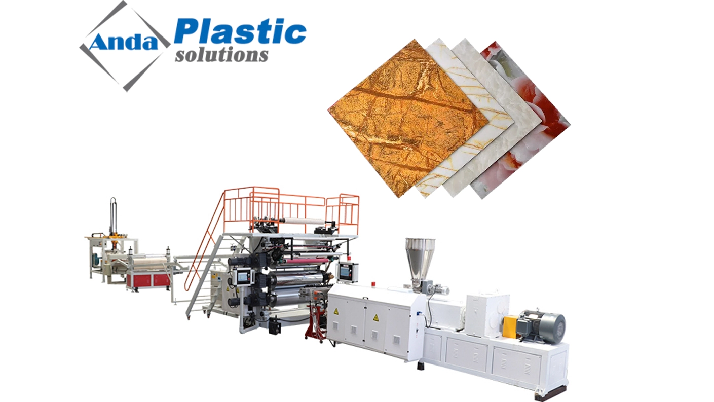 Как производится мраморный лист из ПВХ?