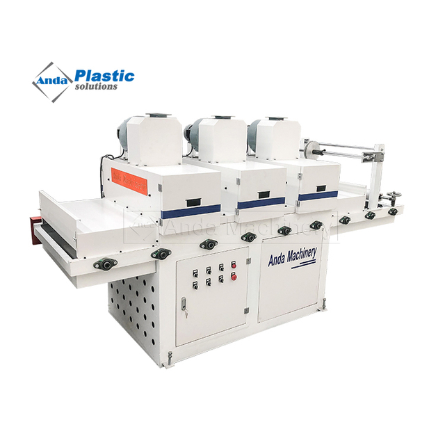 Линия для двухцветной потолочной печати и УФ-покрытия из ПВХ