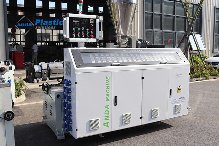 конический двухшнековый экструдер