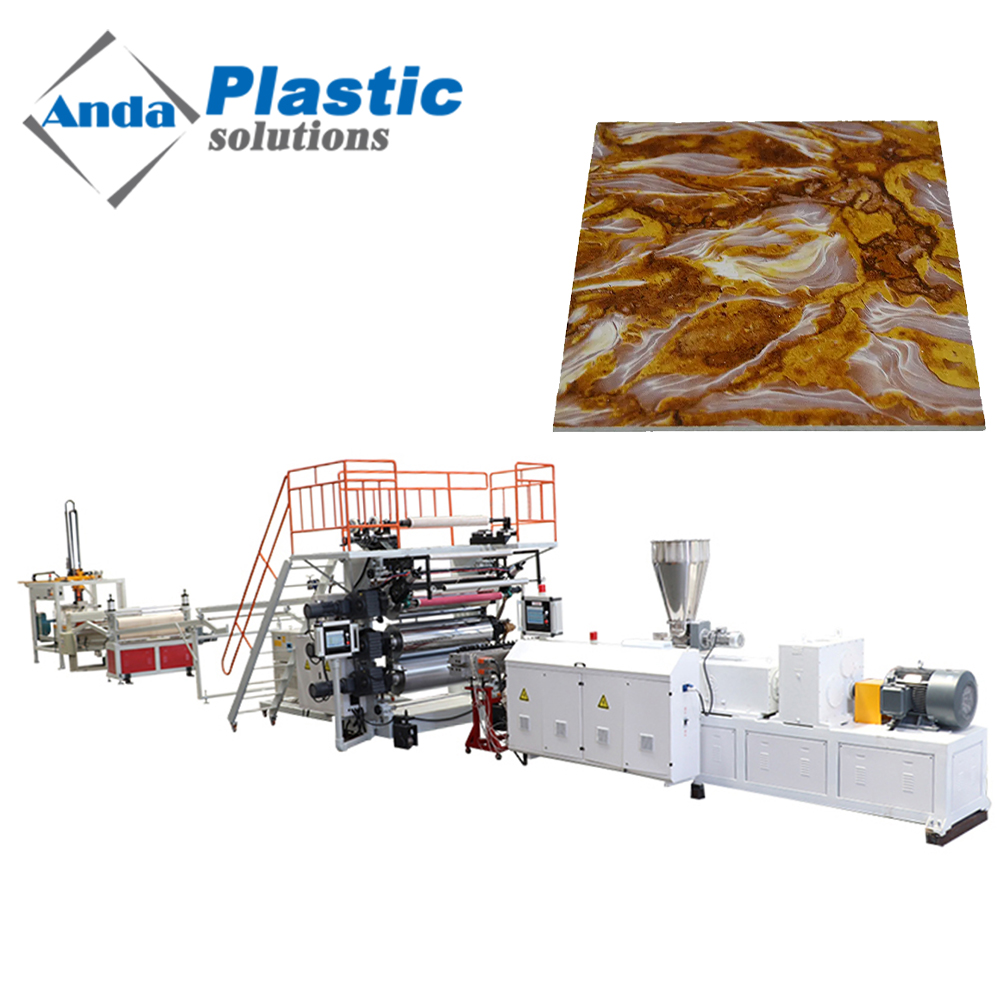 ПВХ Мраморный лист изготовления