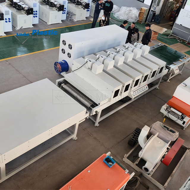 1050 SPC LVT Напольная УФ-печатная машина для нанесения покрытий